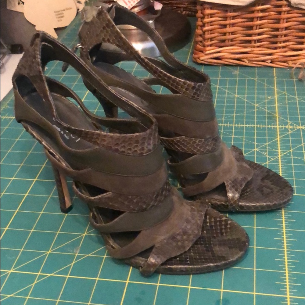 Gucci Python Heels - image 2
